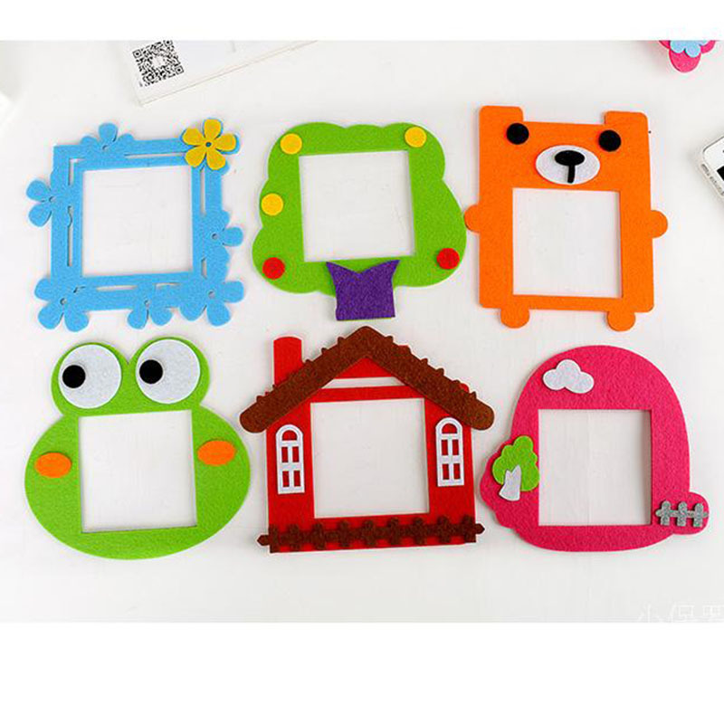 Felt Animal Switch Stickers Removable Kindergarten Classroom Decoration Environment Layout Wall Stickers