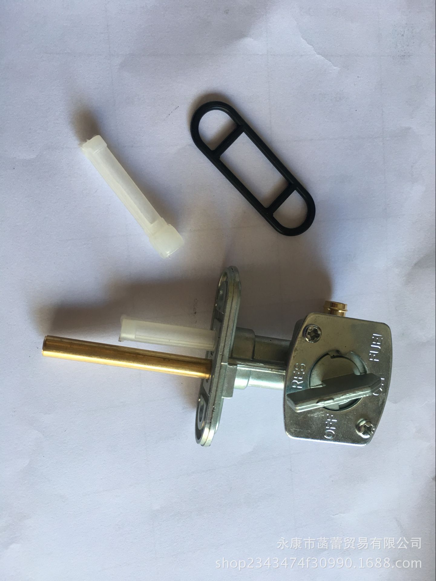 Copper Tube Xv1600 Fuel Valve Oil Switch off-Road Vehicle, ATV Fuel Tank Switch, Copper Oil Tube