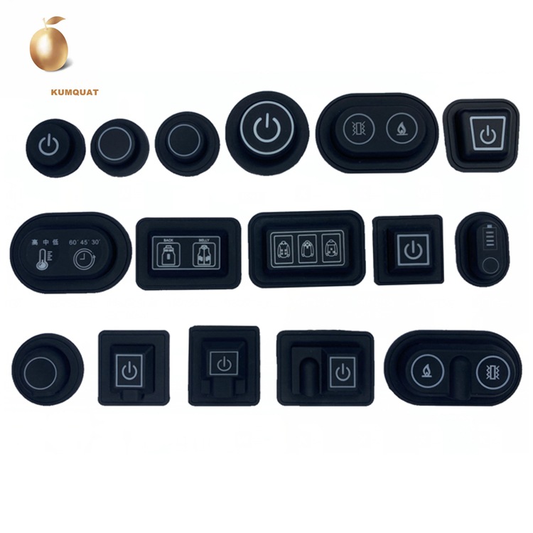 Manufacturers Supply Heating Scarf Clothes Vest Three-Gear Temperature Control Waterproof Temperature Time Timing Silicone Switch