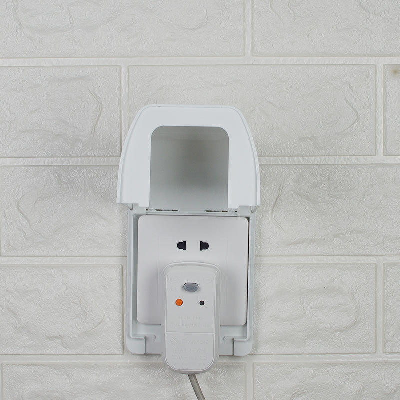 Cover 86 Box Splash-Proof Elegant White Bathroom Special Leakage Waterproof Socket Switch Box Water Heater Plug Protection