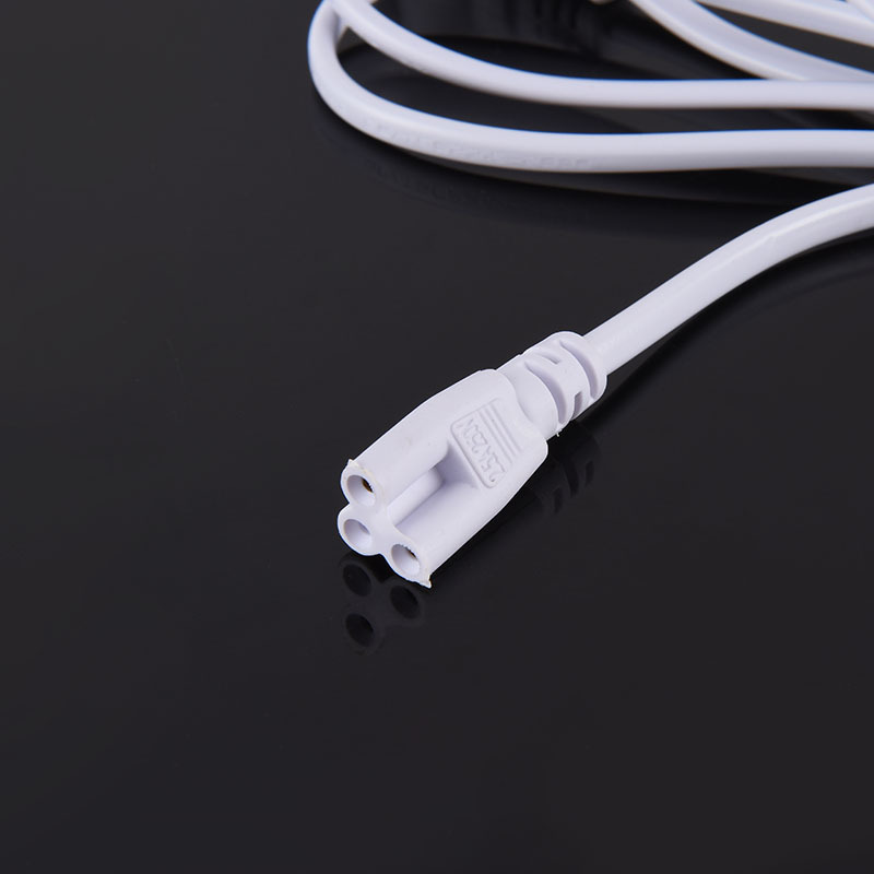 T5 T8 Support 303 Switching Power Supply Plug Cord Integrated LED Light Tube Bracket Cable 1.8 M Three Holes