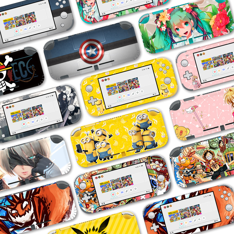Nintendo Switch Lite Sticker Anime Wall Decals Colorful Stickers Protective Shell Film NSL DIY Stickers Cat&#039;s Paw