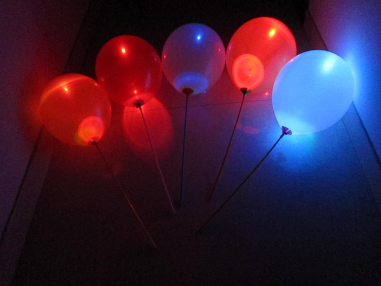 Luminous Balloon Creative Balloon with Switch Wholesale Led Colorful Color Changing Luminous Balloon