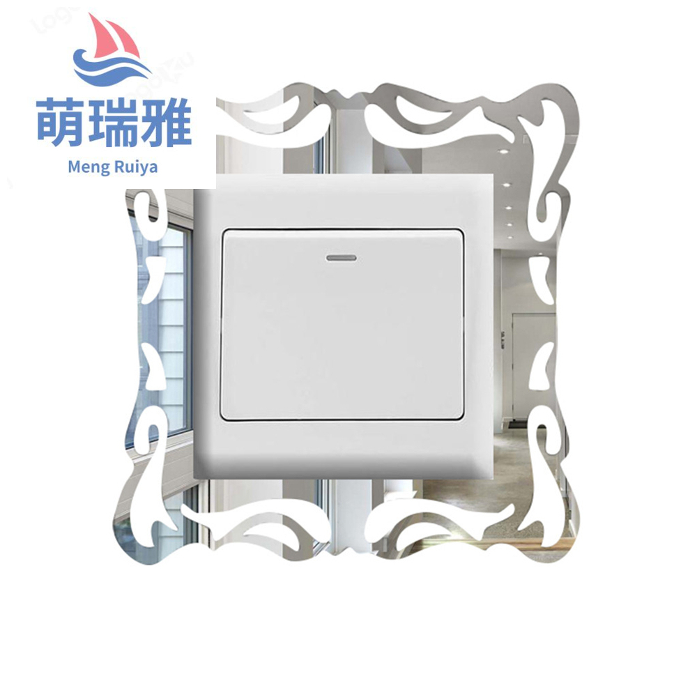 Acrylic Switch Mirror Stickers Home Decoration Style Photo Frame Switch Mirror Home Decoration Switch Sticker Decoration