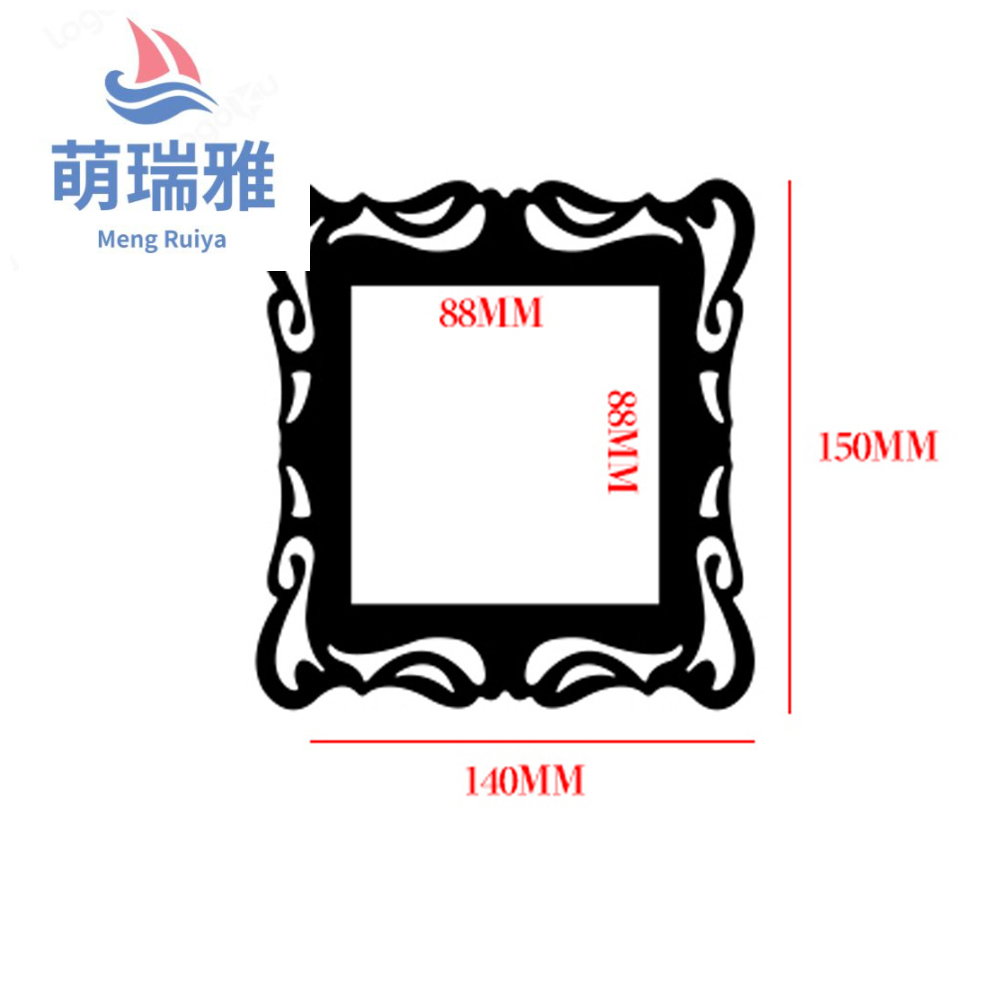 Acrylic Switch Mirror Stickers Home Decoration Style Photo Frame Switch Mirror Home Decoration Switch Sticker Decoration