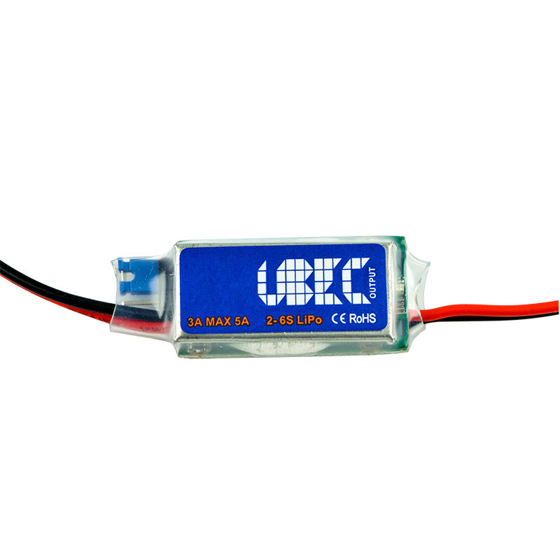 Model Aircraft UBEC 3A 5V6V Adjustable Fully Shielded AntiNuisance Switching Power 26S Stepdown Module Bec