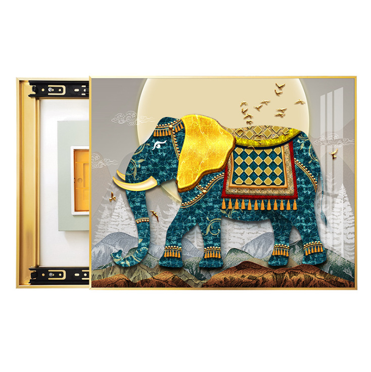 Massage Meter Box Painting Electric Brake Hanging Painting Meter Box Painting Frame Mural Switch Painting Customization Each Size 50x60