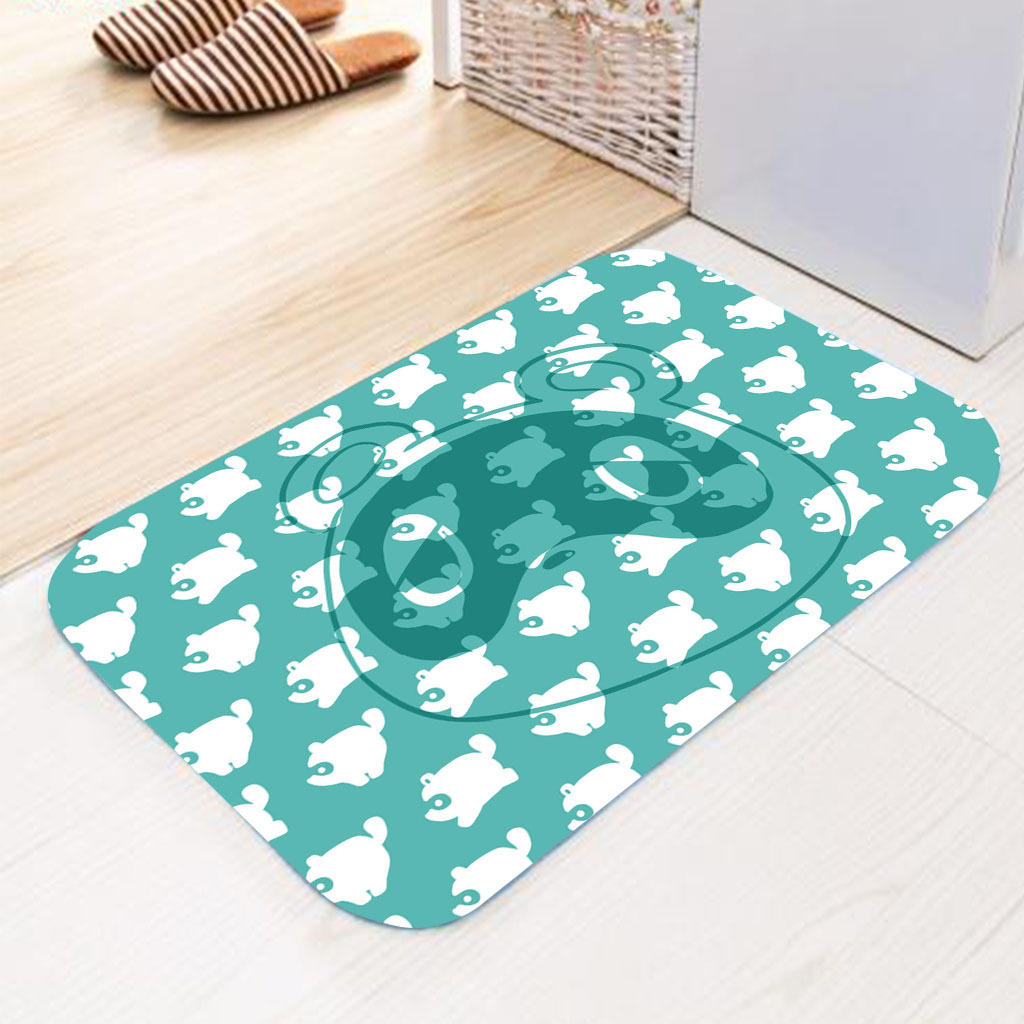 Switch Hot Game Animal Crossing Waterproof Non-Slip Bath Mat Foot Mat Door Mat Flannel Customized Floor Mat