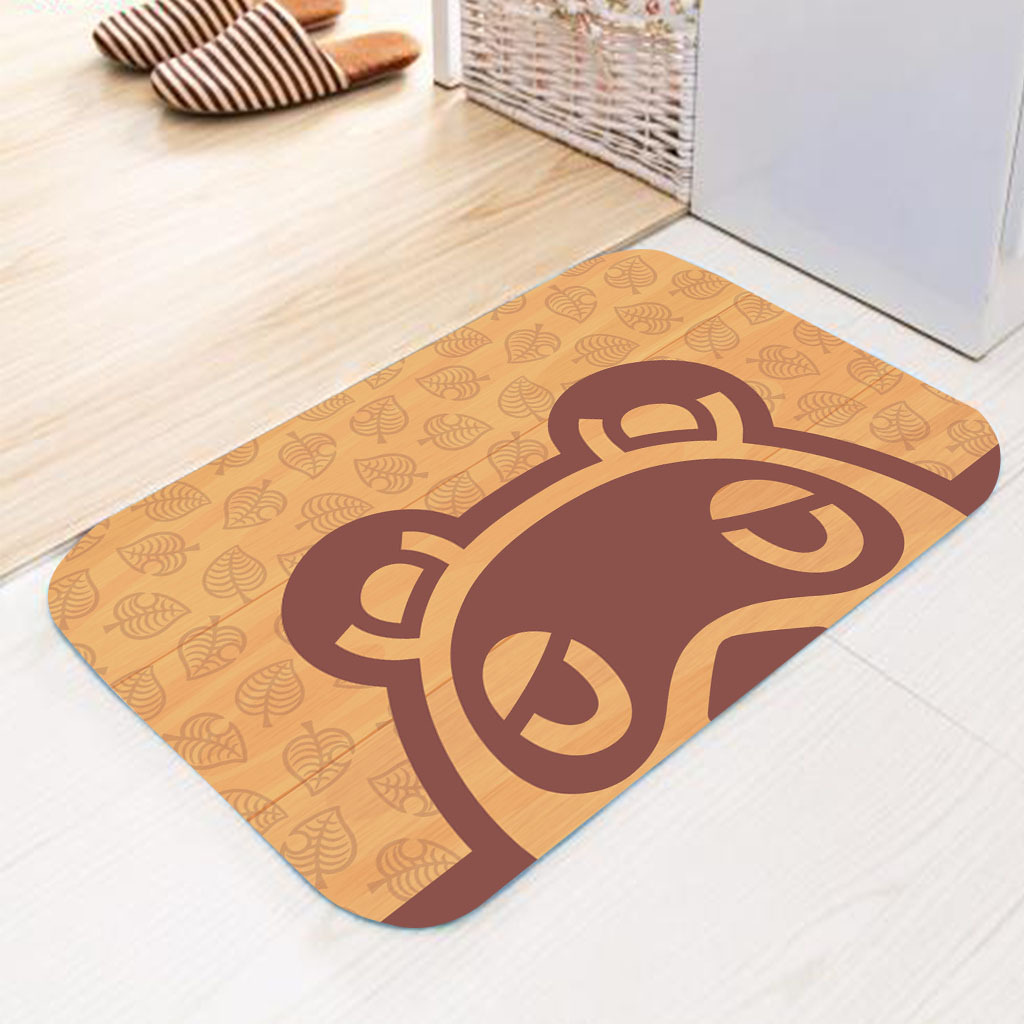 Switch Hot Game Animal Crossing Waterproof Non-Slip Bath Mat Foot Mat Door Mat Flannel Customized Floor Mat