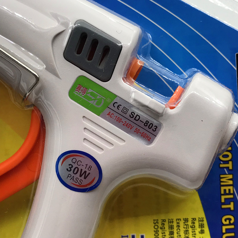 Syed sd-803 hot melt glue gun small glue stick small glue gun temperature control glue gun with switch industrial grade glue gun 15-25w