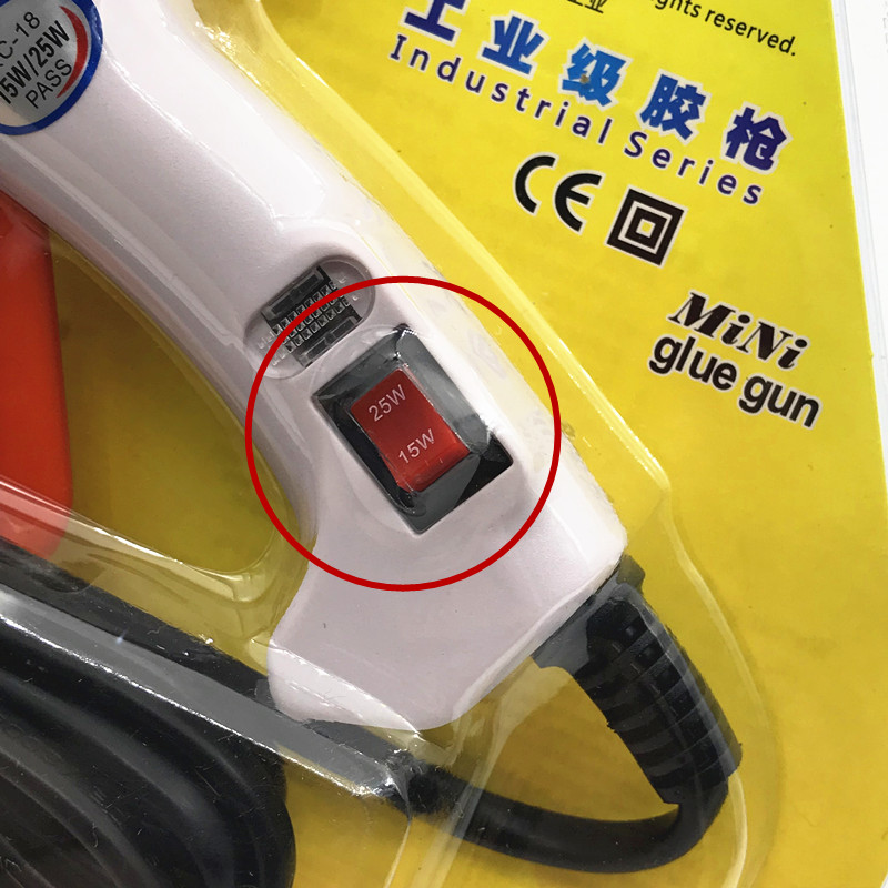 Syed sd-803 hot melt glue gun small glue stick small glue gun temperature control glue gun with switch industrial grade glue gun 15-25w