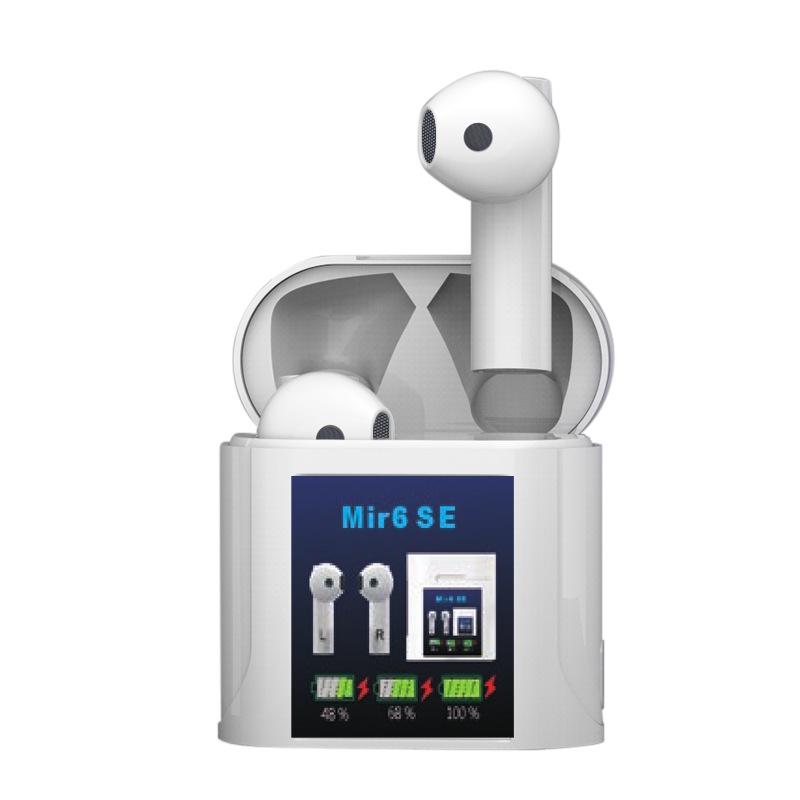 Bluetooth Headset Binaural Mini Wireless with Automatic Matching Automatic Switch-off Sports Bluetooth Headset