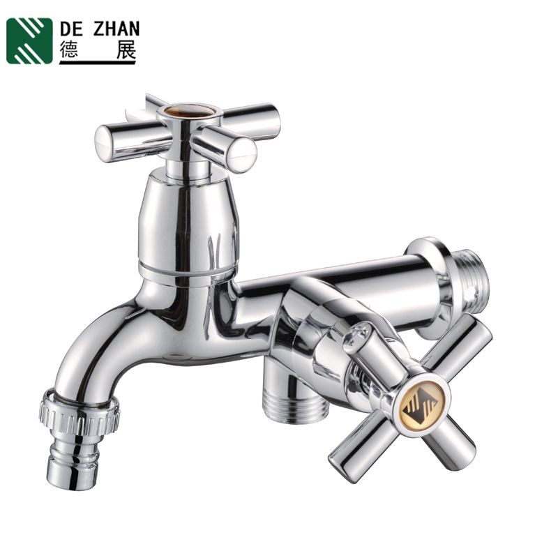 Plastic Faucet Washing Machine Faucet One-Switch Two-Way Sink Outdoor Tap Bibcock Mop Pool