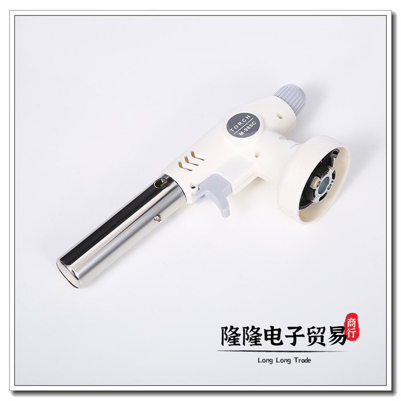 Portable air gun outdoor camping barbecue high temperature ignition welding gun cooking card type air gun