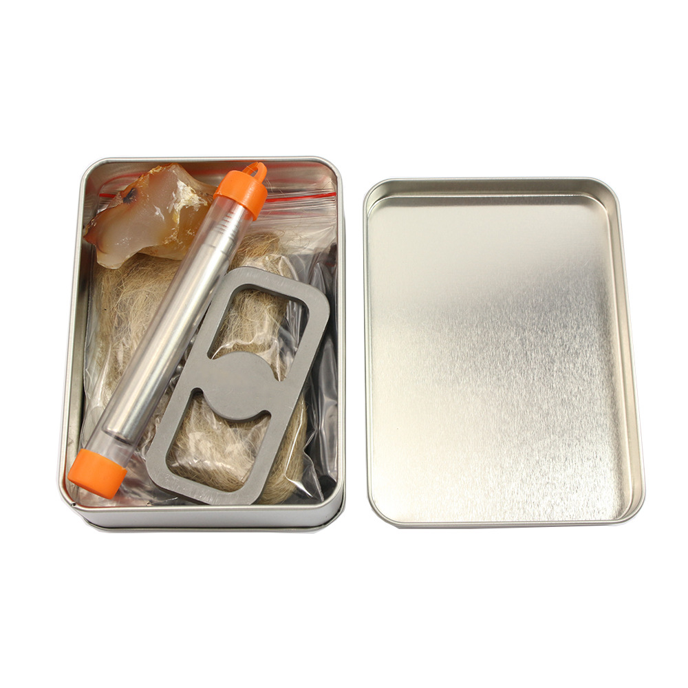 Outdoor Original Survival Ignition Tool Fire Pattern Set Flint Fire Tool Outdoor Camping Survival Fire Pattern