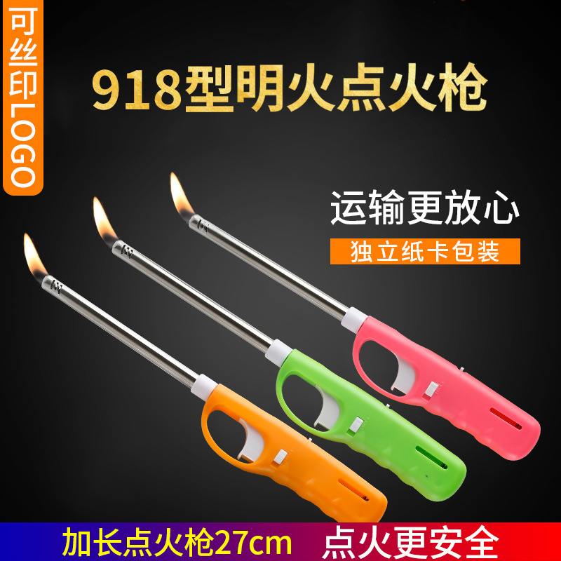 Factory Pin Lengthened Lighter Electronic Ignition Device Kitchen Liquefied Gas Gas Stove Open Flame Burning Torch Igniter