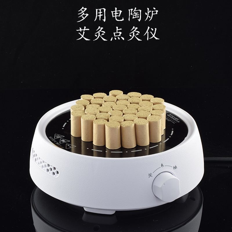 Moxibustion Point Moxibustion Instrument Special Point Moxibustion Electric Ceramic Stove for Beauty Salon Household Moxa Cone Moxa Sticks Fast Igniter