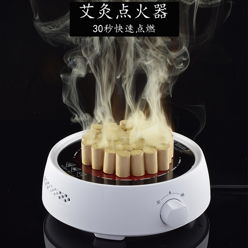 Moxibustion Point Moxibustion Instrument Special Point Moxibustion Electric Ceramic Stove for Beauty Salon Household Moxa Cone Moxa Sticks Fast Igniter