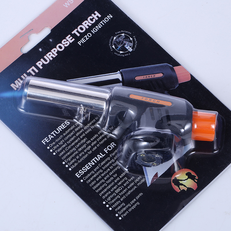 Factory 502 flamethrower multi-function kitchen igniter baking cake spray gun windproof butane gas spray gun
