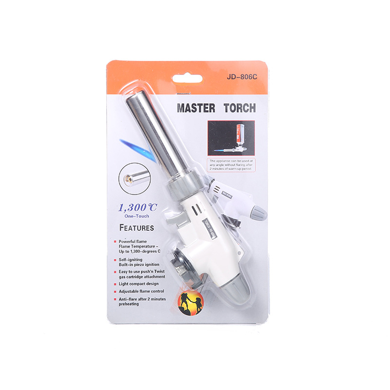 Factory direct 806 model flamethrower convenient card type flamethrower barbecue burner igniter