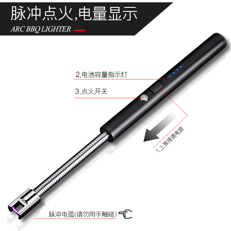 Jl872 Arc Charging Pulse Lengthened Burning Torch Candle Gas Range Igniter Igniter Lighter