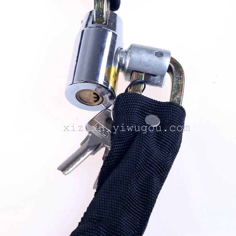 Chain lock iron Chain cover cloth Chain lock bicycle lock motorcycle lock glass door lock