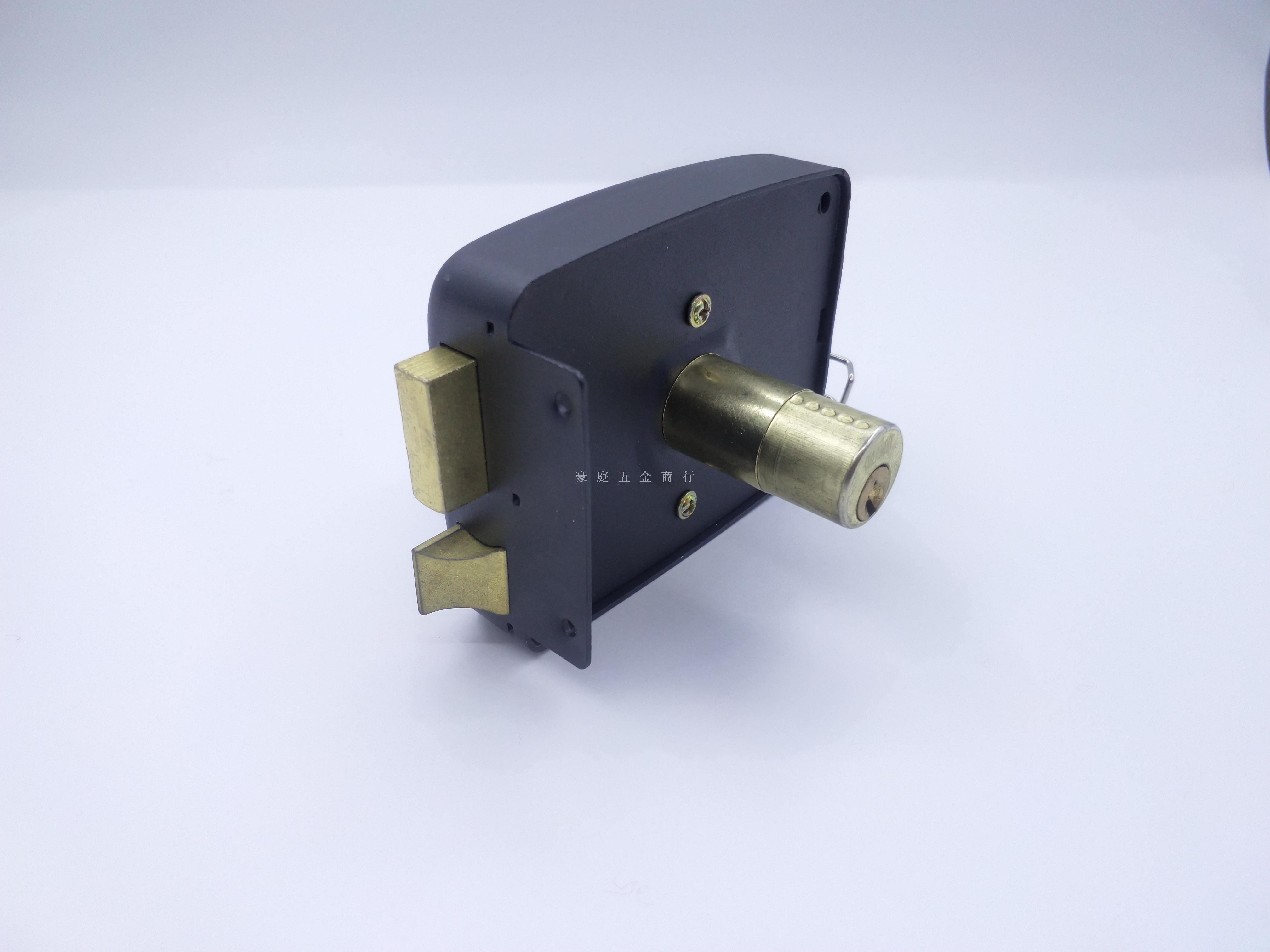External Gate Lock Iron Door Lock Black Paint Color Orlamdo Brand
