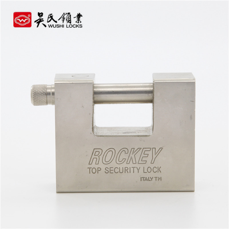 Rockey Heavy-Duty Rectangular Computer Lock Industrial Safety Waterproof Reinforced Stainless Steel Lock Beam Anti-Shear Chassis Door Lock