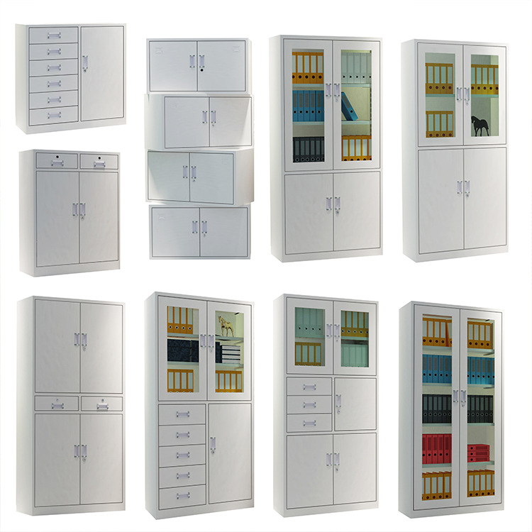 Guangzhou Color Wardrobe Six-Door Nine-Door Iron Locker Locker with Lock Gym Yoga Studio Change Wardrobe Disassembly