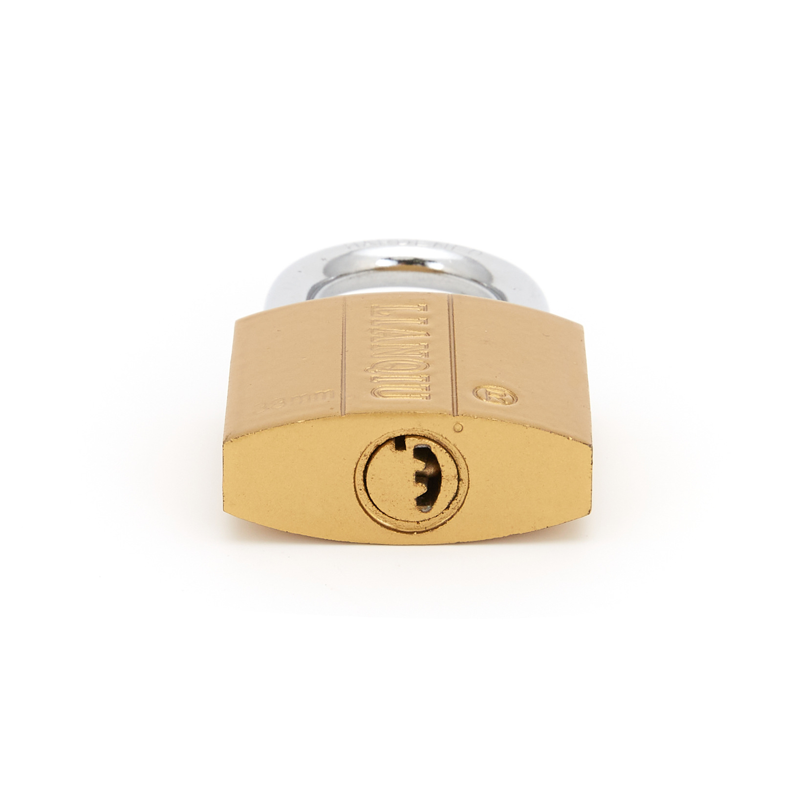 Anti-Theft Crescent Lock Atomic Imitation Copper Lock Old-Fashioned Door Lock Security Lock Imitation Copper Antique Lock Household Iron Padlock