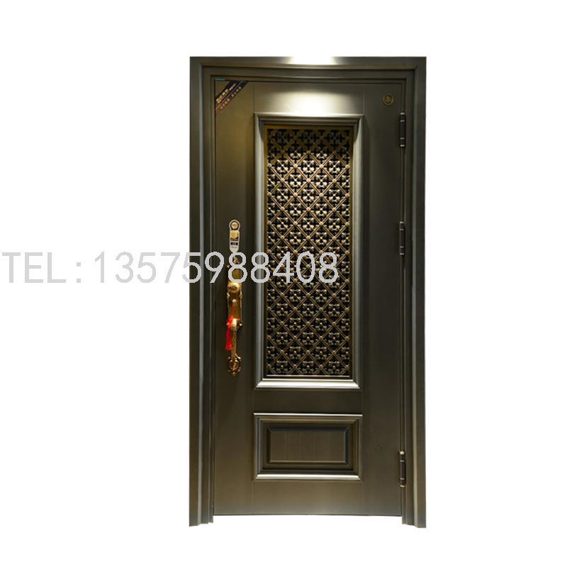 Class A Anti-Theft Door Household Entrance Door Smart Fingerprint Lock Door Steel Safety Door