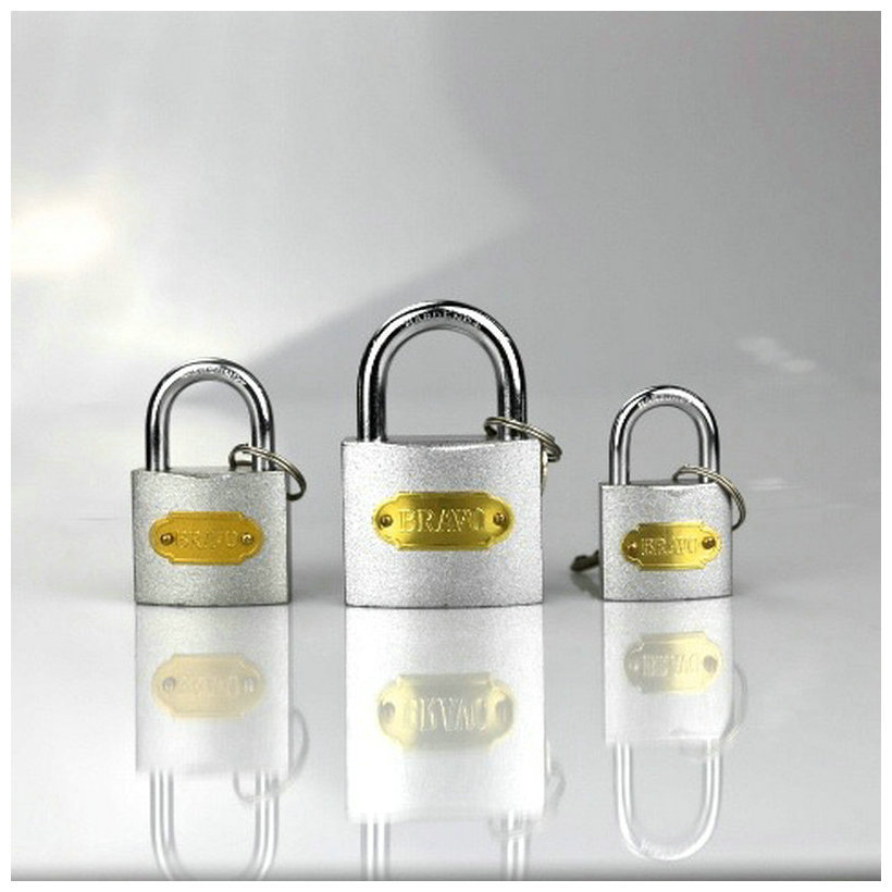 Manufacturers Supply Large round Corner Blade Padlock Cross Key Anti-Rust Anti-Theft Can Be Customized Drawer Lock Door Lock Cabinet Lock
