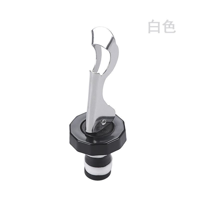Gel Bottle Stopper Wine Stopper Sealed LeakProof Lower Pressure Cork Stainless Steel Open Jar Opener Keep Fresh Stopper