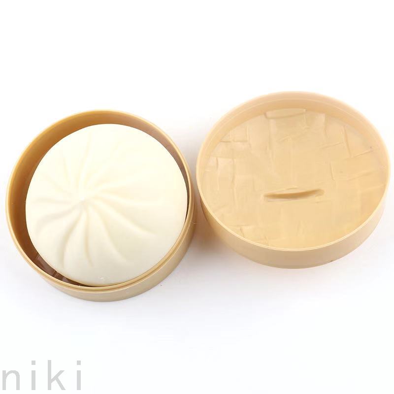 Cha Siu Bao Useful Tool for Pressure Reduction Squeezing Toy Whole Bag Fake Steamed Stuffed Bun Simulation Vent Spoof Soft Bag Steamed Stuffed Bun Decompression Toy