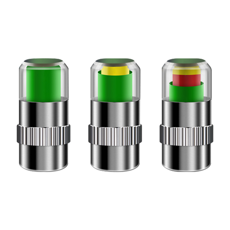 Tire Side Skew Monitoring Tire Pressure Warning Cap Tire Pressure Gauge Tire Pressure Gauge Car Tire Valve Cap Product a