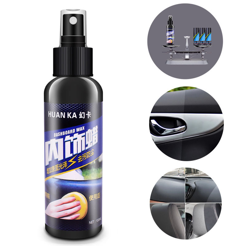 Dashboard Wax Dashboard Car Interior Renovation Coating Plastic Polishing Maintenance Fragrance Genuine Leather Seat Care Solution