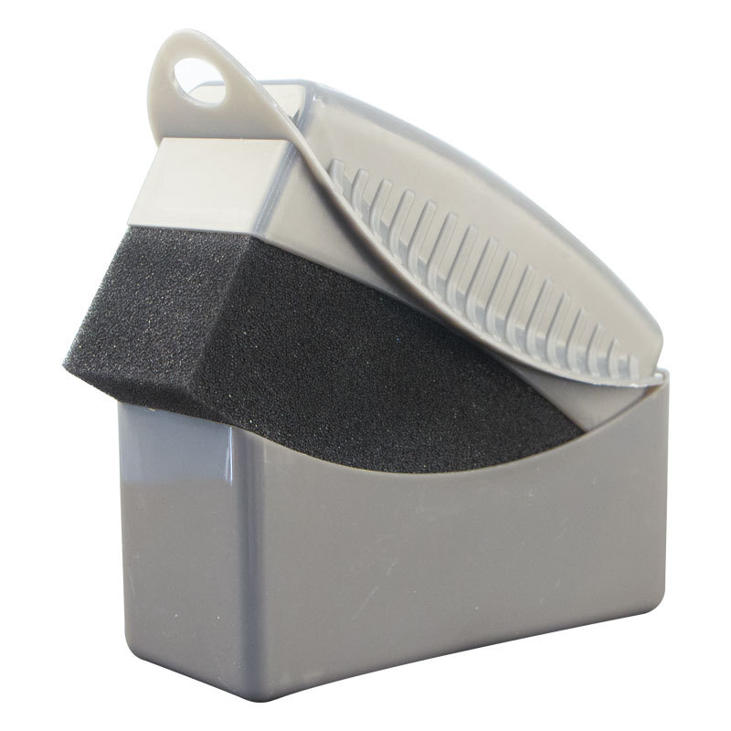 Cross-Border Products with Lid Car Tire Polishing Waxing Oiling Sponge Brush Waxing Spong Mop Cleaning Tools