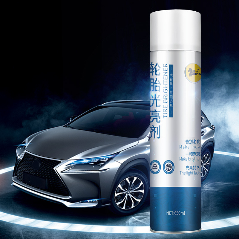 Tire Brightener Car Foam Cleaning and Cleaning Treasure Glaze Oil Wax Black Bright Protective Coating Waterproof Wax