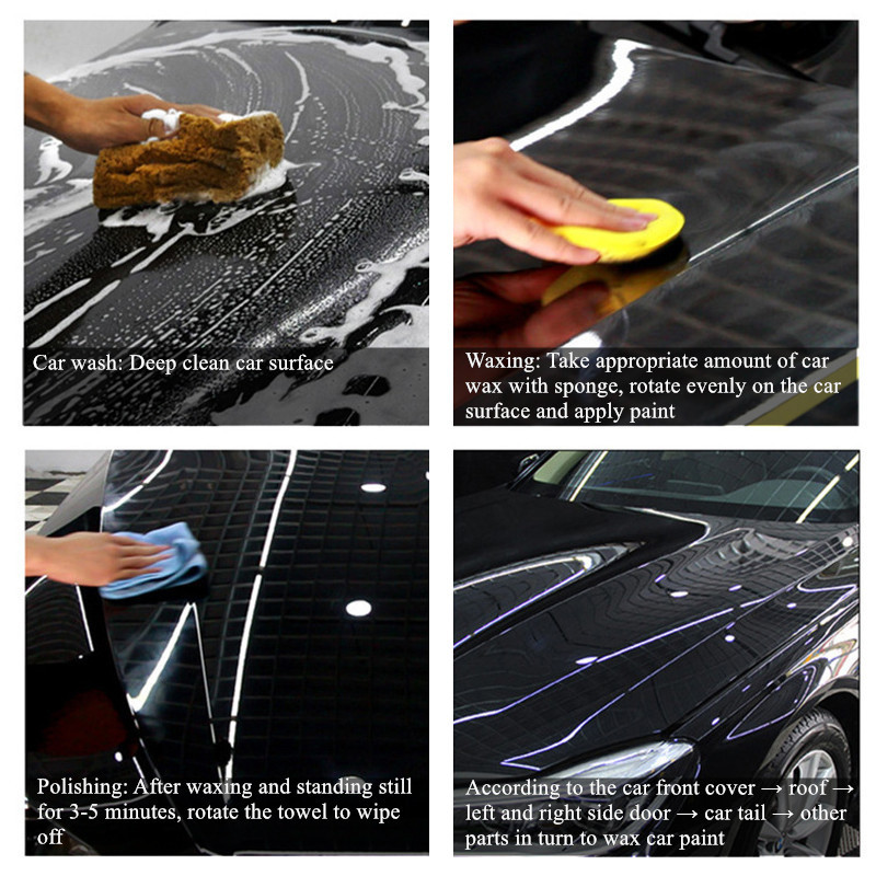 Fantasticxml Car Wax New Car Coating Wax Car Paint Beauty Maintenance Solid Wax Scratch Repair Crystal Wax