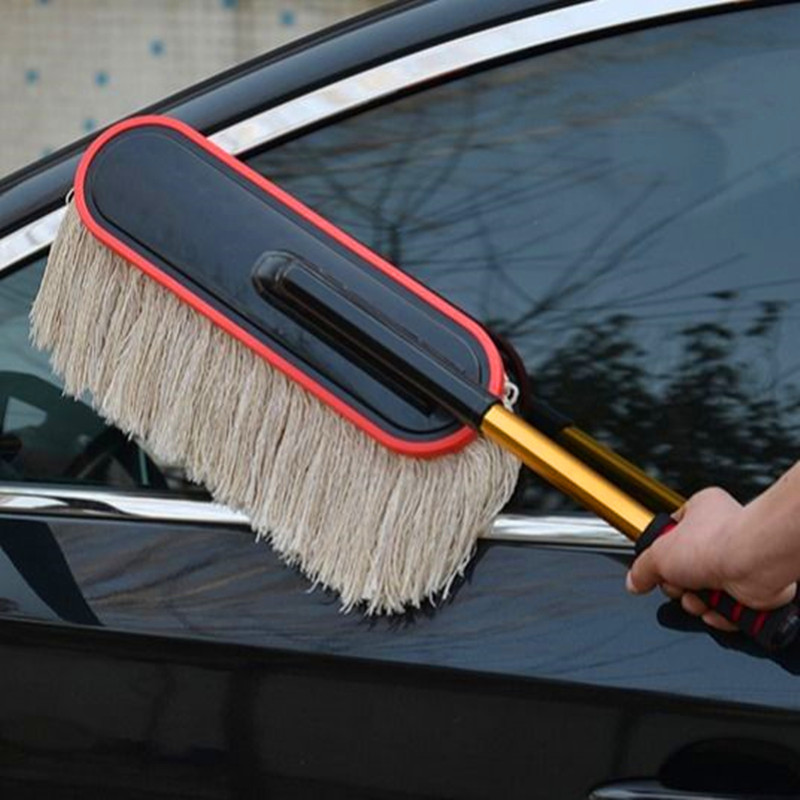 Car supplies dust duster cleaning car mop cotton thread wax mop wax brush cleaning supplies cleaning tools car brush cleaning