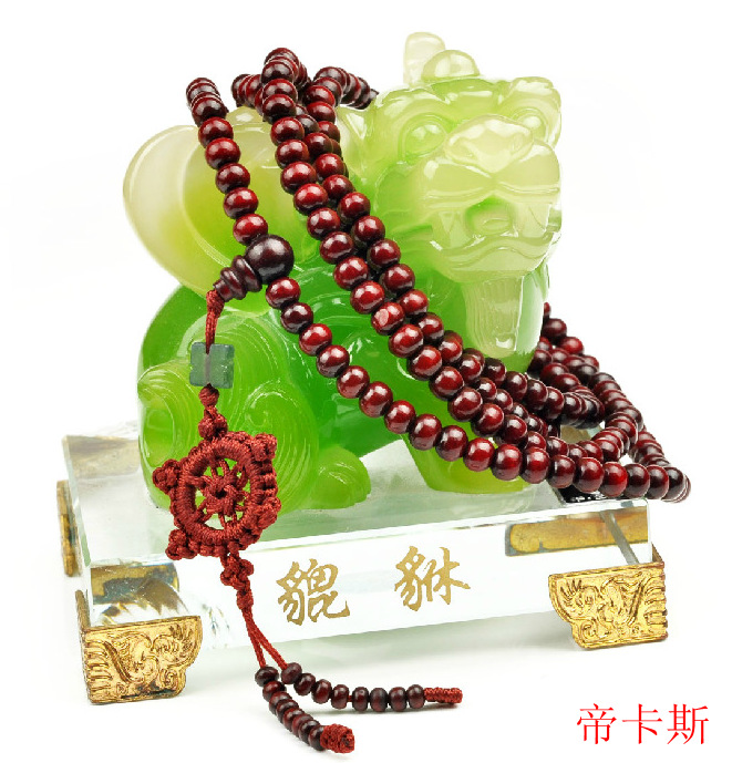 216 Beads Car Pendant Pendant Gear Beads Rearview Mirror Hangings Bracelet with French Wheel Knot without Wax 22G
