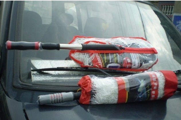 Car car wash brush dust brush brush brush folding car wash wax duster