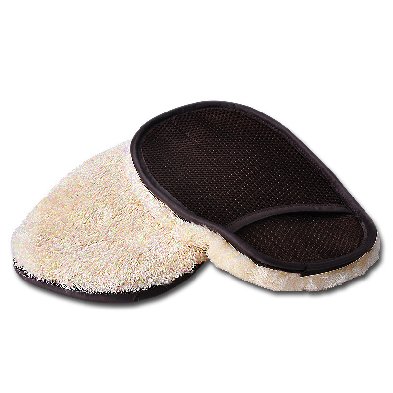 Wool Car Washing Gloves Car Cleaning and Waxing Gloves Cleaning and Polishing Car Supplies Plush Bear Paw Whole