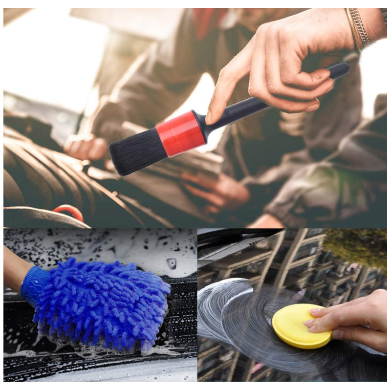 Amazon Hot Sale Car Cleaning Brush Waxing Detail Brush Air Conditioner Air Outlet Cleaning Cleaning products