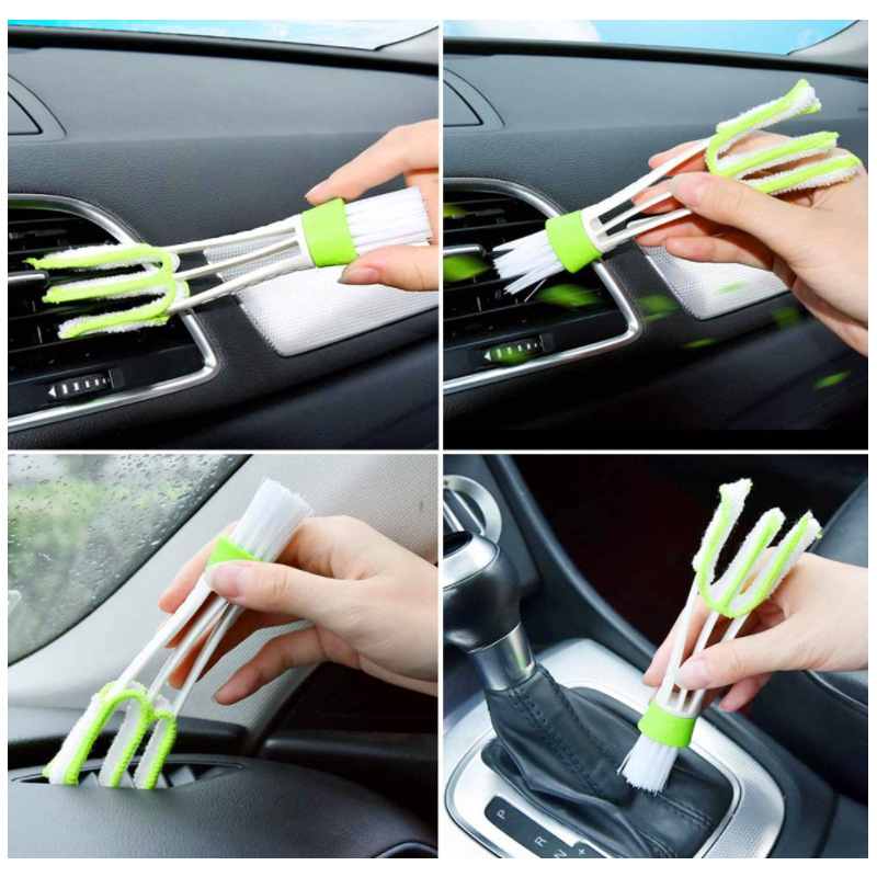Amazon Hot Sale Car Cleaning Brush Waxing Detail Brush Air Conditioner Air Outlet Cleaning Cleaning products
