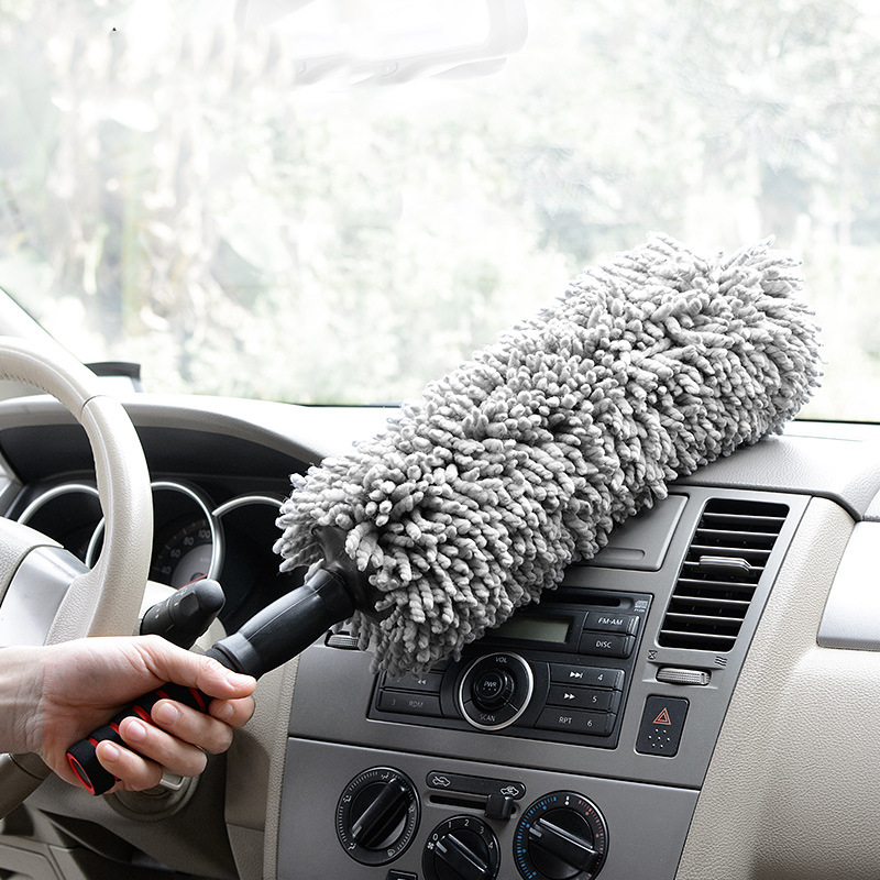 Retractable Car Duster Car Dust Removal Car Brush Car Supplies Wax Cleaning Mop Brush Floating Ash Car Cleaning