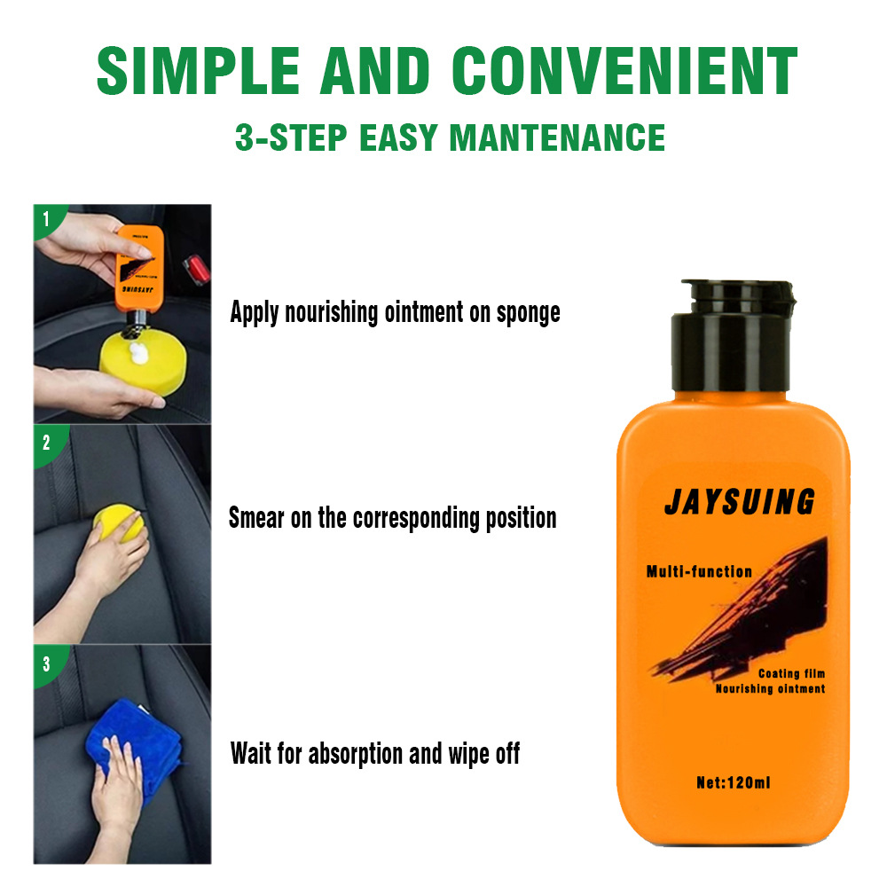 Car Leather Refurbishing Agent Maintenance Agent Curing Wax Leather Dashboard Dustproof Polishing Dashboard Wax Car
