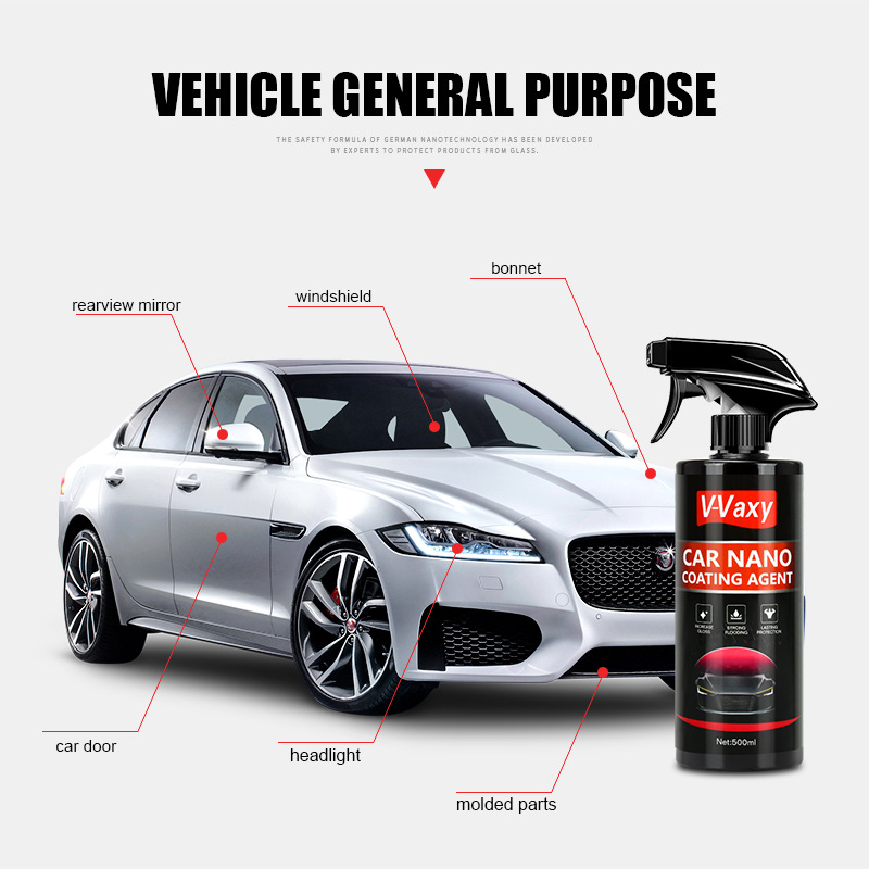 Guangzhou Nuojie Automotive Coating Agent Nano Crystal Plated Car Paint Liquid Wax Anti-Fouling Wax Polish Crystal Wax Cross-Border Foreign Trade