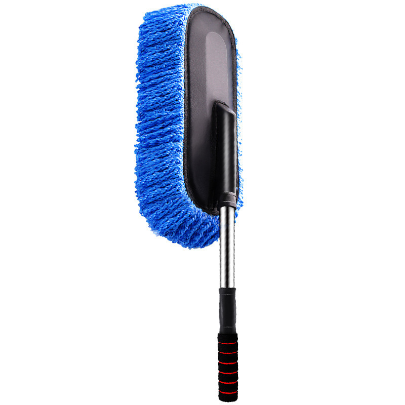 Car Supplies Retractable Nano Fiber Wax Mop Dust Removal Car Wax Brush Car Mop Car Brush Car Wash Cleaning