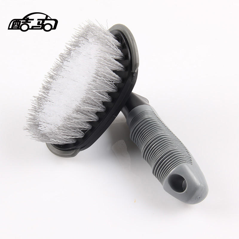 Kuju Car Tire Brush Wheel Hub Brush Car Washing Tools Car Steel Ring Brush Cleaning Wax Brush Car
